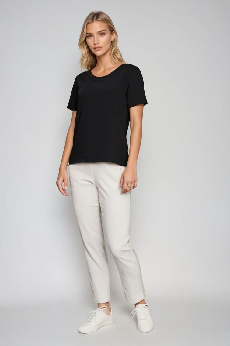 Trousers Mimmi in off white