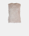 Top Chelsea in ballet faux feathers