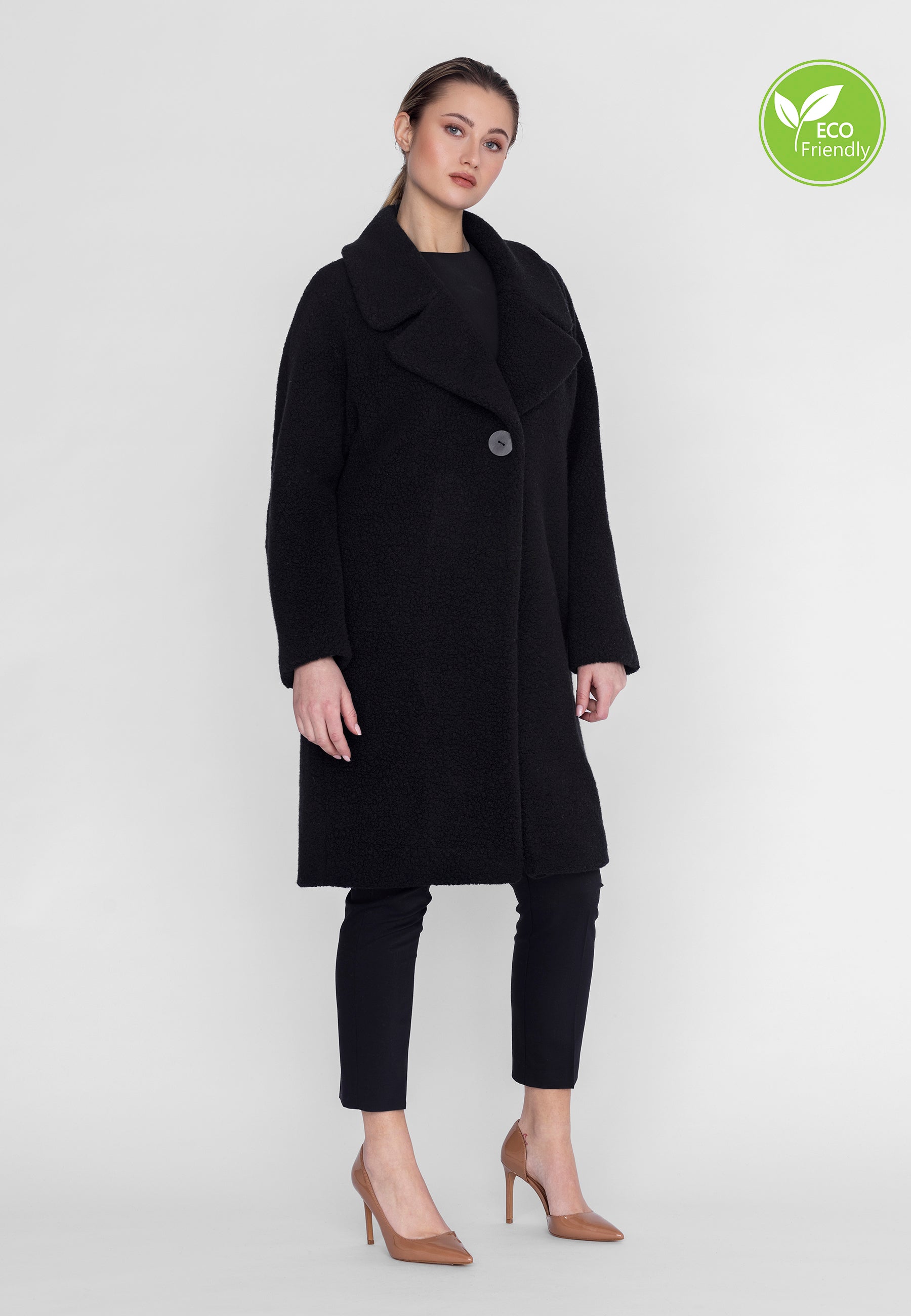 Coat Joan in black