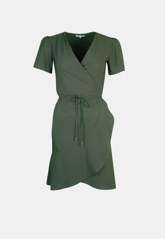 Antigua UV klänning armégrön