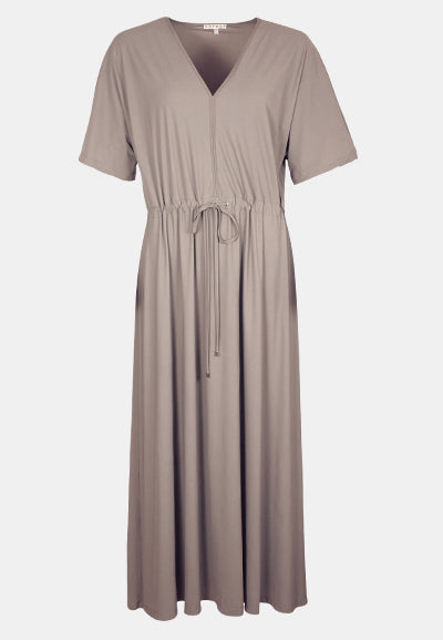 Anguilla jersey dress taupe